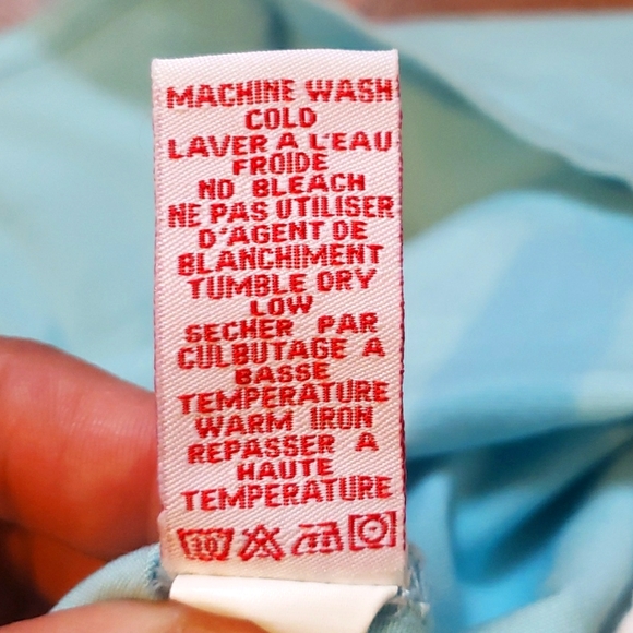 Vintage Baby Blue Pencil Skirt - Picture 4 of 8